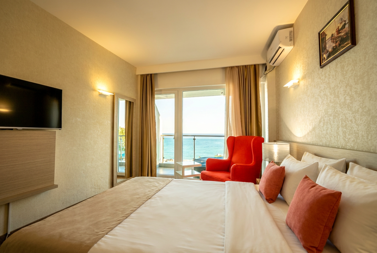 Fotografie cazare hotel dupa editarea Luceo