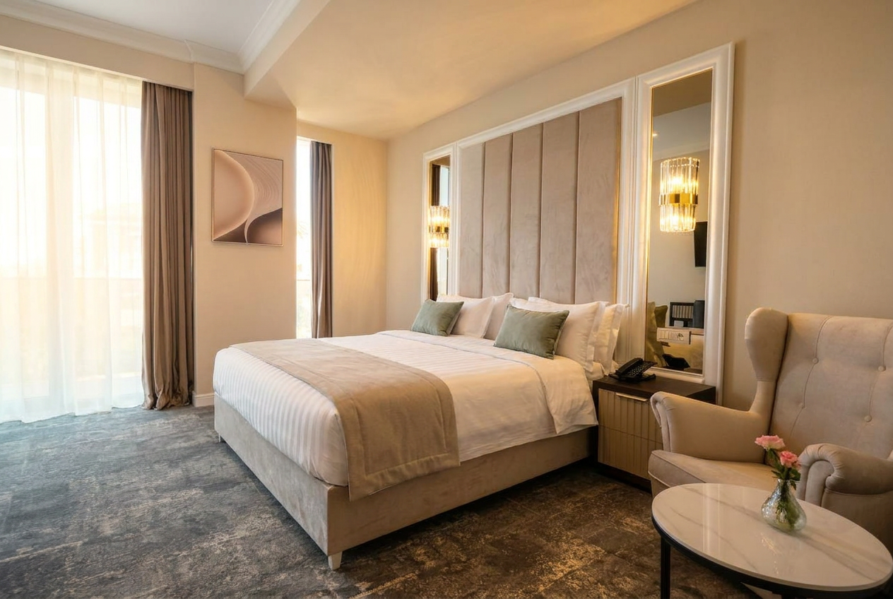 Editare foto camera hotel Bistrita dupa