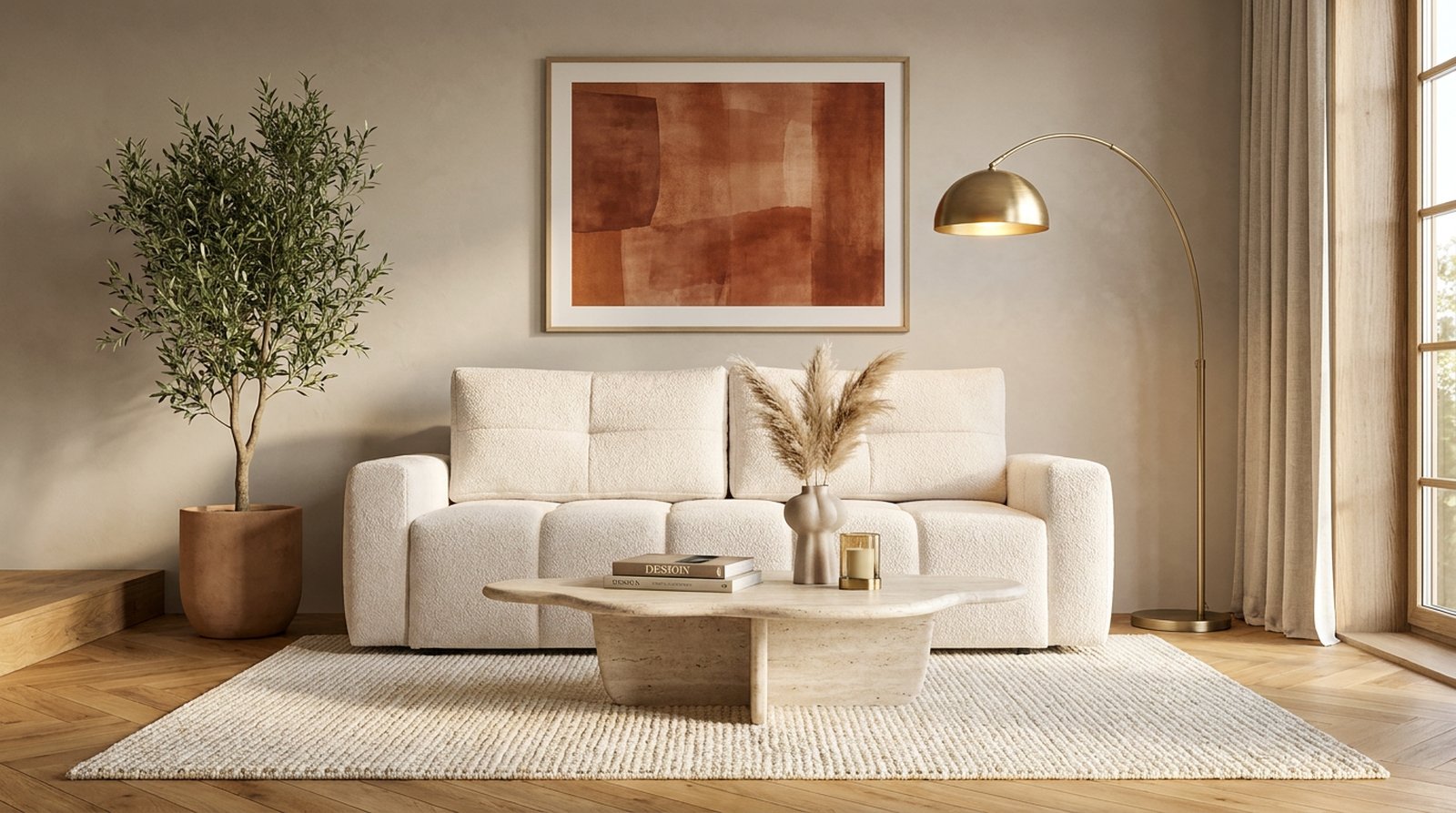 mobilier de prezentare dupa editare, fundal curat si culori reale
